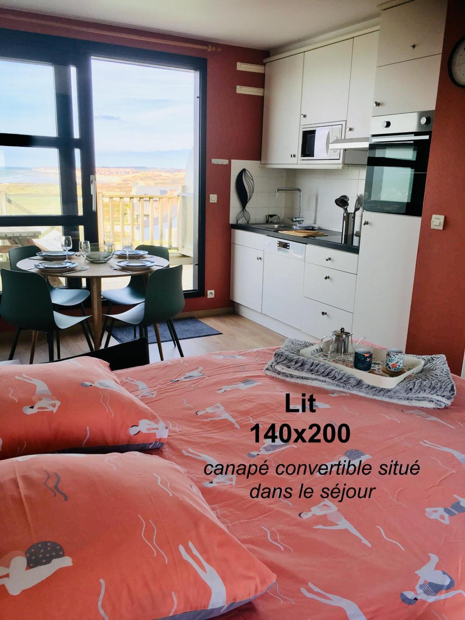 La Mer Vue D'En Haut , Duplex A La Naturelle Sur La Cote D'Opale Wimereux Exterior foto